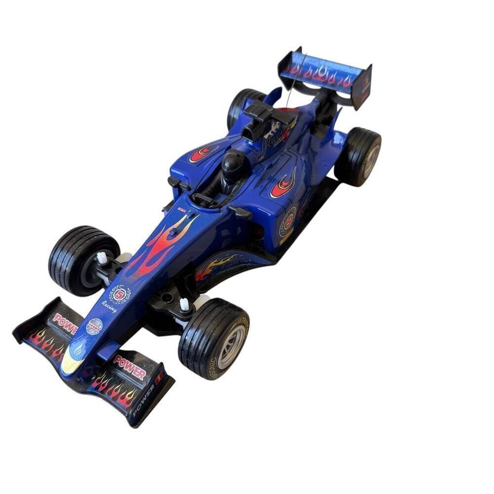 RC Formula Speed Racing Radio Remote Control Blue Hobby Battery Operated